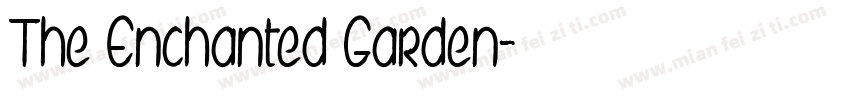 The Enchanted Garden字体转换